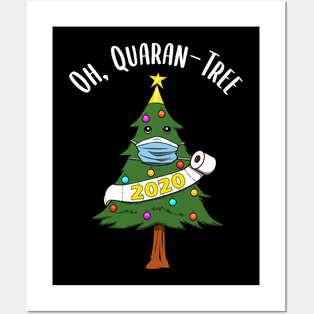 Christmas Tree 2020 Toilet Paper Quaran-Tree Wall Art by MGO Design